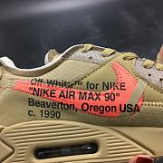Nike Off-White x Nike Air Max 90 'Desert Ore' Release Date Brown AA7293-200 - 6