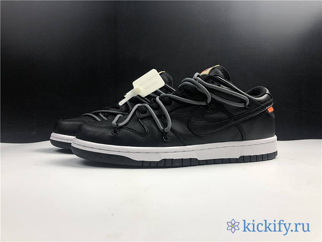Nike off-White SB Dunk all black and white co-signed CT0856-002 - 1
