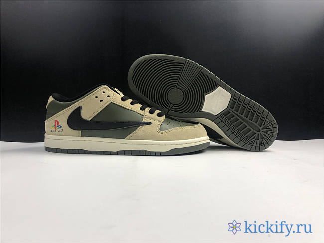 Nike SB Dunk yellow army green barb CU1726100 - 1