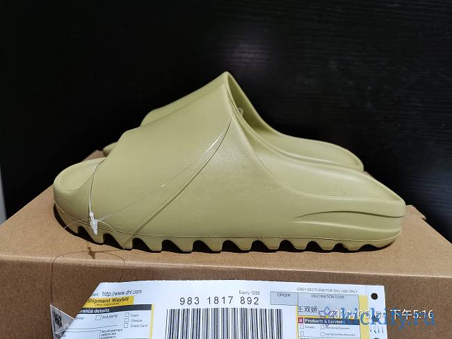 Adidas Yeezy Slide Bone green FX0494 - 1