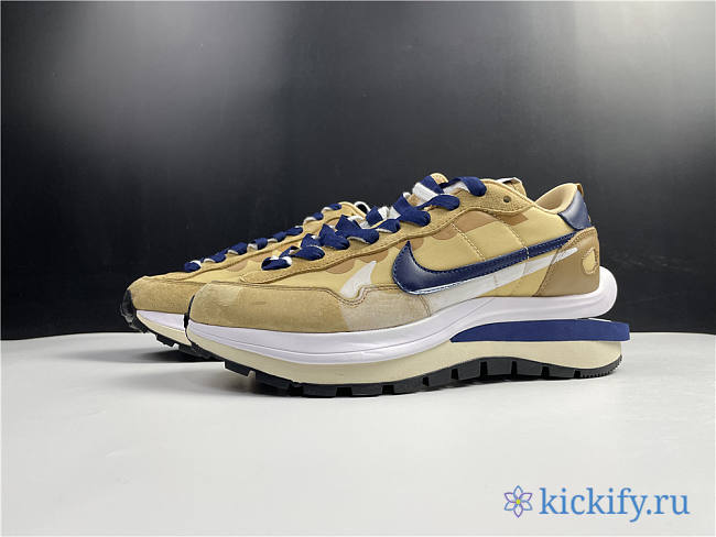 Nike sacai x Nike VaporWaffle 3.0 khaki dark blue double hook DD1875-200 - 1