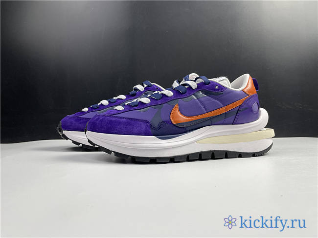 Nike sacai x Nike VaporWaffle 3.0purple and yellow double hook DD1875-500 - 1