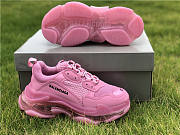 Baliciaga Triple S Clearsole Pink (W) 544351W2GA15760 - 5