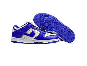Supreme x Nike SB Dunk Low blue crocodile pattern DH3228-10