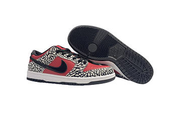 NIKE Dunk SB x Supreme 10th Anniversary Red burst Board shoes 313170-600