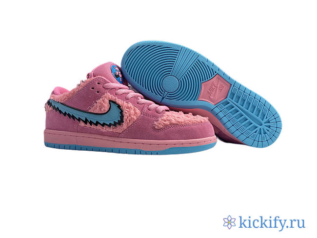 Nike Grateful Dead x Nike SB Dunk Low Bear Pink Blue X CJ5378 600  - 1