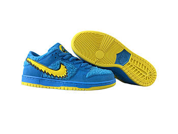 Nike Grateful Dead x Nike SB Dunk Low bear blue yellow CJ5378-400