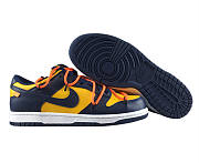 Nike Khaki24 Nike off white Dunk low ow dark blue and yellow CT0856-700  - 1