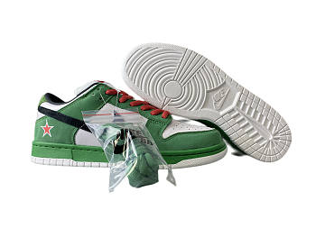 Nike Dunk Low Pro SB heineken super limited white, green and black 304292-302