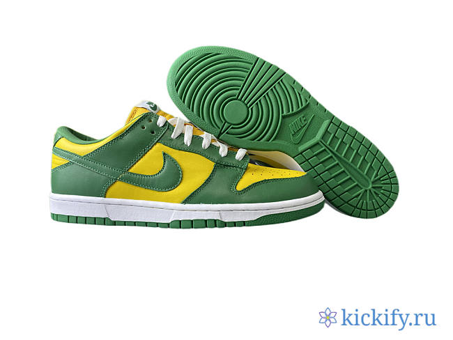 Nike Dunk Low SP Brazil green yellow CU1727-700 - 1