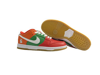 Nike Dunk Low orange green and white