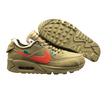 Nike Off-White x Nike Air Max 90 'Desert Ore' Release Date Brown AA7293-200