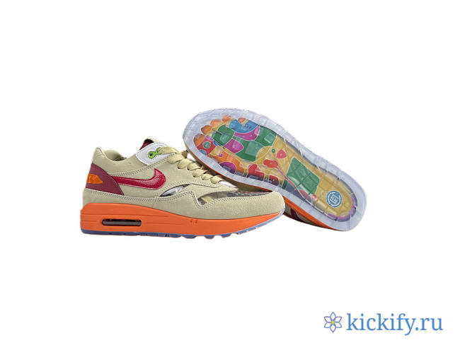 NIKE CLOT AIR MAX 1 Nike Kiss of death Green Red Orange DD1870-100 - 1