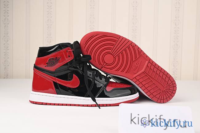 Nike Air Jordan 1 Retro High OG Patent Bred 555088-063 - 1