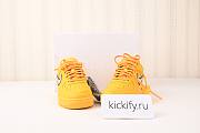 Nike Air Force 1 Low OFF-WHITE University Gold Metallic Silver DD1876-700 - 2