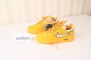 Nike Air Force 1 Low OFF-WHITE University Gold Metallic Silver DD1876-700 - 5