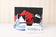 Nike Air Jordan 1 Retro High White University Blue Black 555088-134 - 6