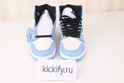 Nike Air Jordan 1 Retro High White University Blue Black 555088-134 - 5