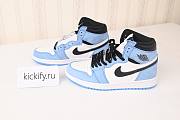 Nike Air Jordan 1 Retro High White University Blue Black 555088-134 - 4