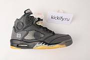 Nike Air Jordan 5 Retro Off-White Black CT8480-001 - 2