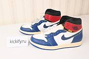 Nike Air Jordan 1 Retro High Union Los Angeles Blue Toe  BV1300-146 - 3