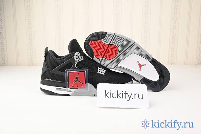 Nike Air Jordan 4 Retro SE Black Canvas DH7138-006 - 1