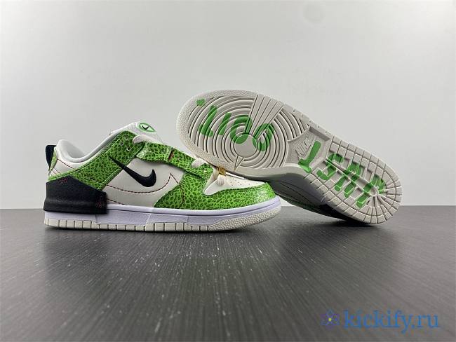 Nike Dunk Low Disrupt 2 Just Do It Snakeskin Green DV1491-101 - 1