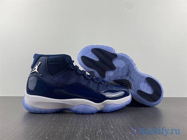 Nike Air Jordan 11 Retro Navy Blue 378037-441 - 1
