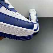 L0uis Vittan Nike Air Force 1 Low By Virgil Abloh White Royal MS0232 - 2