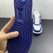 L0uis Vittan Nike Air Force 1 Low By Virgil Abloh White Royal MS0232 - 3