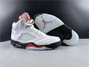 Nike Air Jordan 5 Retro Fire Red Silver Tongue (2020) DA1911-102 - 1
