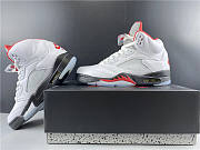 Nike Air Jordan 5 Retro Fire Red Silver Tongue (2020) DA1911-102 - 3