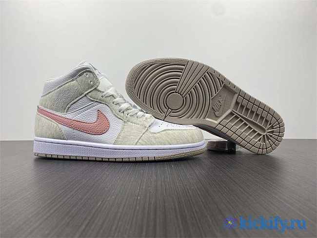 Nike Air Jordan 1 Mid SE Light Iron Ore (W) DN4045-001 - 1