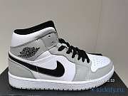 Nike Air Jordan 1 Mid Light Smoke Grey 554724-092 - 1