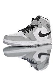 Nike Air Jordan 1 Mid Light Smoke Grey 554724-092 - 2