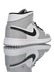 Nike Air Jordan 1 Mid Light Smoke Grey 554724-092 - 3