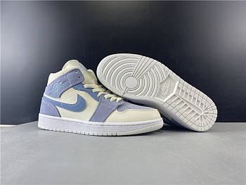 Nike Air Jordan 1 Mid Mixed Textures Blue DA4666-100