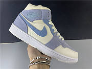 Nike Air Jordan 1 Mid Mixed Textures Blue DA4666-100 - 3