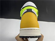 Nike Air Jordan 1 Retro High White Black Volt University Gold 555088-118 - 6
