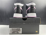 Nike Air Jordan 1 Mid White Black Light Arctic Pink 555112-103 - 2
