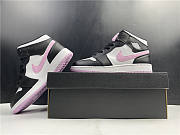Nike Air Jordan 1 Mid White Black Light Arctic Pink 555112-103 - 5