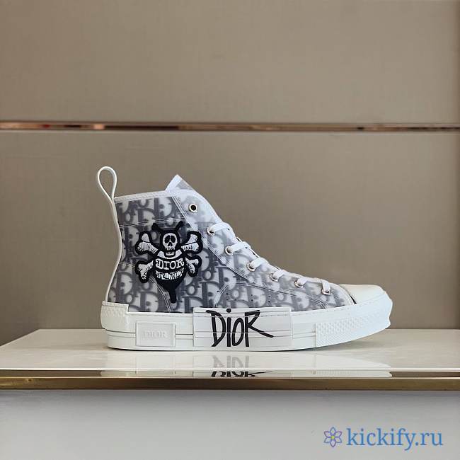 D1or And Shawn B23 High Top Bee Embroidery - 1