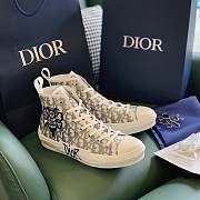 D1or And Shawn B23 High Top Bee Embroidery - 6