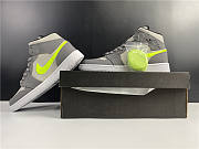 Nike Air Jordan 1 Mid Gunsmoke Volt 554724-072 - 2
