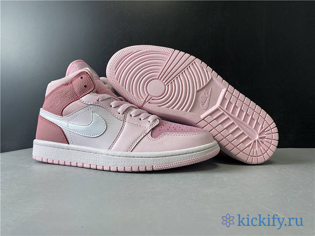 Nike Air Jordan 1 Mid Digital Pink (W) CW5379-600 - 1