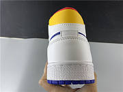 Nike Air Jordan 1 Mid Royal Blue Laser Orange 554724-131 - 6