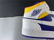 Nike Air Jordan 1 Mid Royal Blue Laser Orange 554724-131 - 3