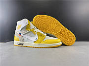 Nike Air Jordan 1 Retro High OFF-WHITE Canary Yellow AQ0818-149 - 1