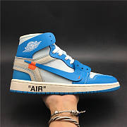 Nike Air Jordan 1 Retro High Off-White University Blue AQ0818-148 - 2