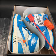 Nike Air Jordan 1 Retro High Off-White University Blue AQ0818-148 - 4